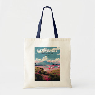 Lake Manyara National Park Tanzania Travel Vintage Tote Bag