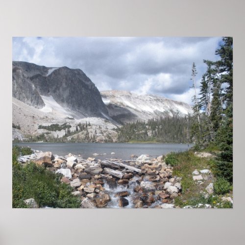 Lake Marie Mountain Poster