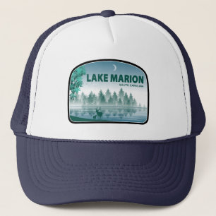 Lake Marion South Carolina Deer Trucker Hat