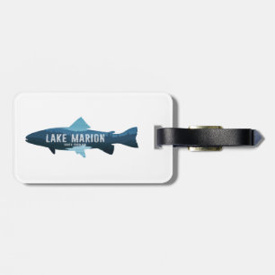 Lake Marion South Carolina Fish Luggage Tag
