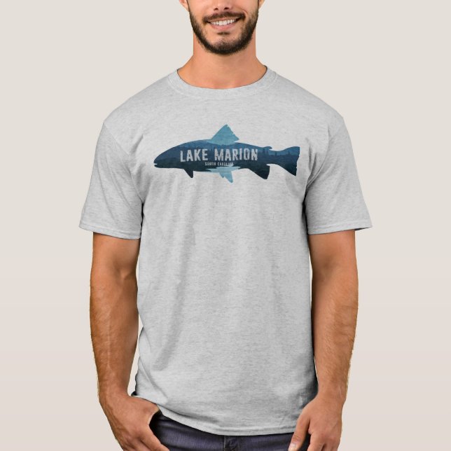 Lake Marion South Carolina Fish T-Shirt (Front)