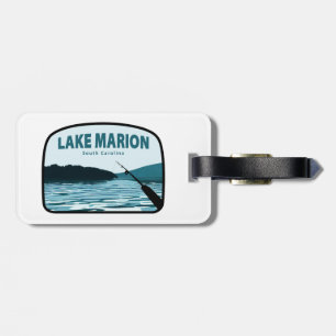 Lake Marion South Carolina Fishing Rod Luggage Tag