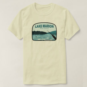 Lake Marion South Carolina Fishing Rod T-Shirt