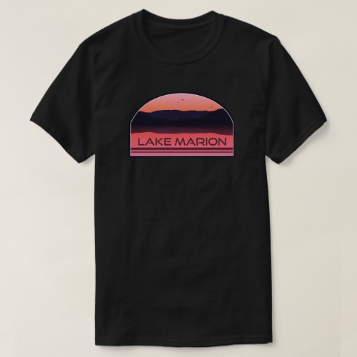 Lake Marion South Carolina Red Sunrise T_Shirt