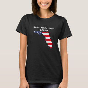 Lake Mary Jane Florida USA State America Travel Fl T-Shirt