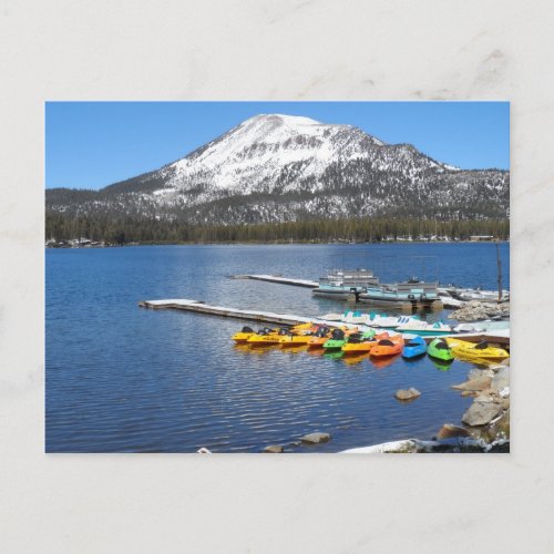 Lake Mary_ Mammoth CA Postcard