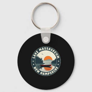 Lake Mase New Hampshire Sunset T Shirt Keychain