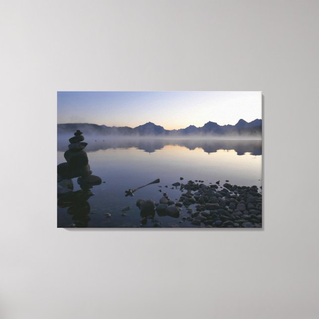 Lake McDonald at Sunrise I Canvas Print (Front)
