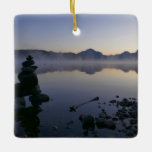 Lake McDonald at Sunrise I Ceramic Ornament