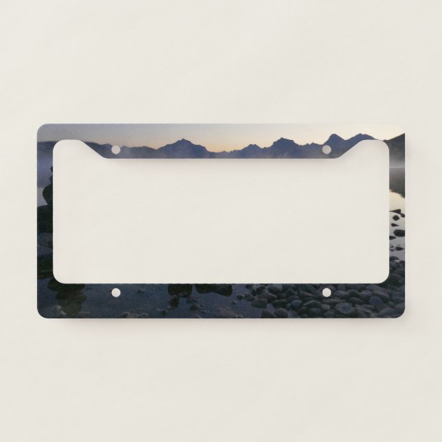 Lake McDonald at Sunrise I License Plate Frame (Front)