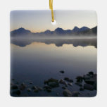 Lake McDonald at Sunrise II Ceramic Ornament