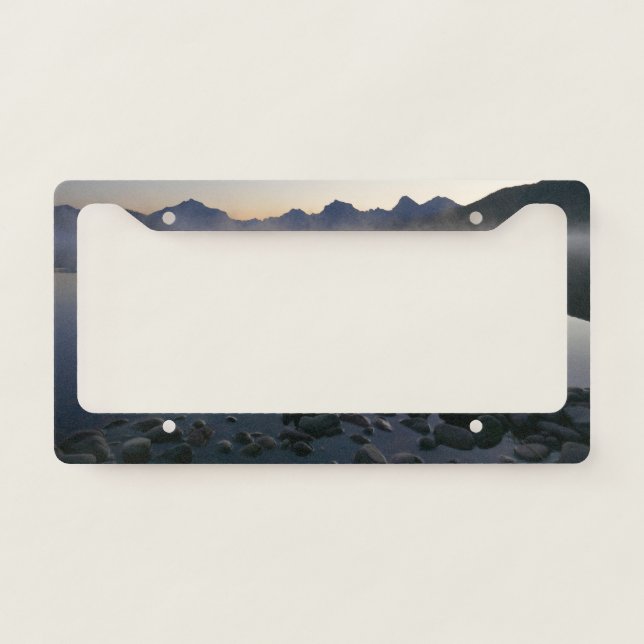 Lake McDonald at Sunrise II License Plate Frame (Front)