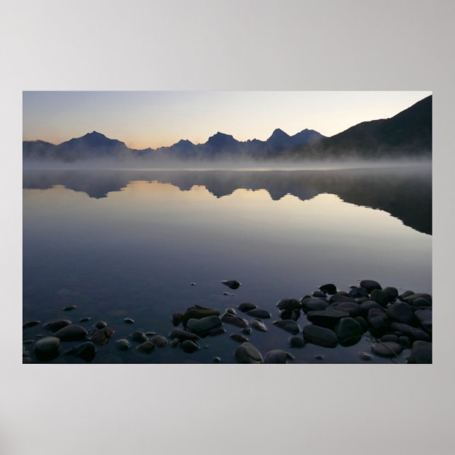 Lake McDonald at Sunrise II Poster (Front)