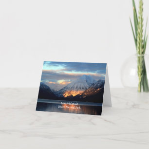 Lake McDonald, Glacier National Park Holiday Card