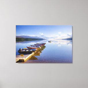 Lake McDonald, Glacier National Park, Montana, Canvas Print