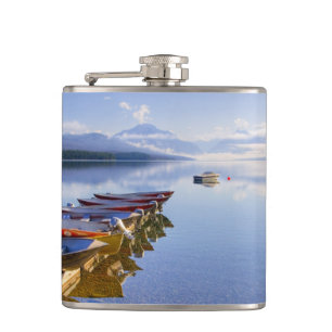 Lake McDonald, Glacier National Park, Montana, Flask