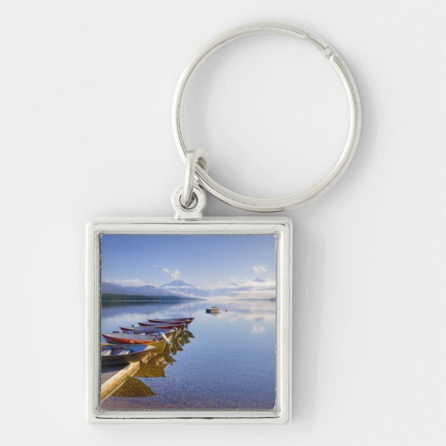 Lake McDonald, Glacier National Park, Montana, Keychain (Front)