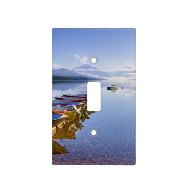 Lake McDonald, Glacier National Park, Montana, Light Switch Cover (Front)