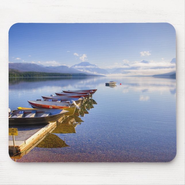 Lake McDonald, Glacier National Park, Montana, Mouse Pad (Front)