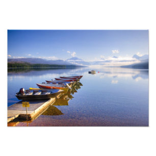 Lake McDonald, Glacier National Park, Montana, Photo Print