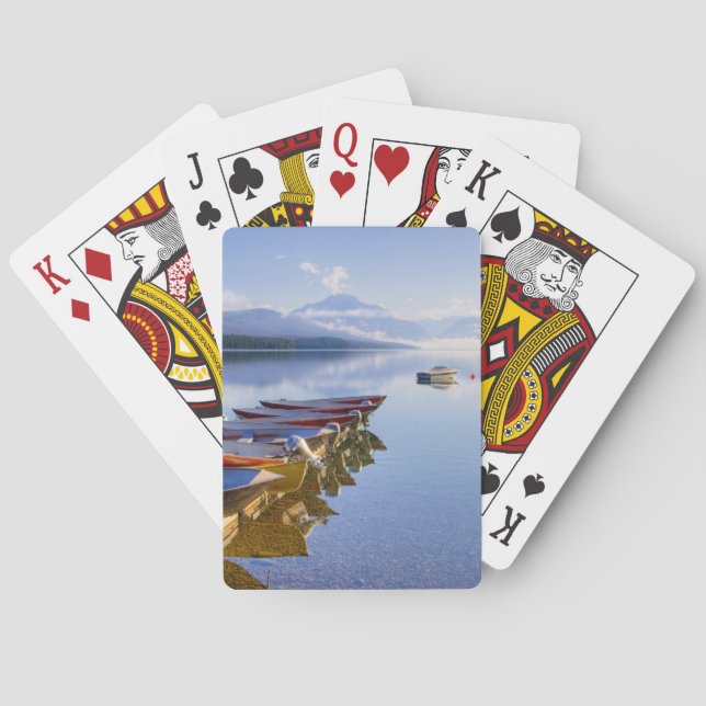 Lake McDonald, Glacier National Park, Montana, Poker Cards (Back)