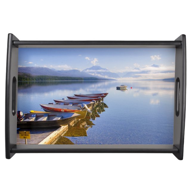 Lake McDonald, Glacier National Park, Montana, Serving Tray (Front)