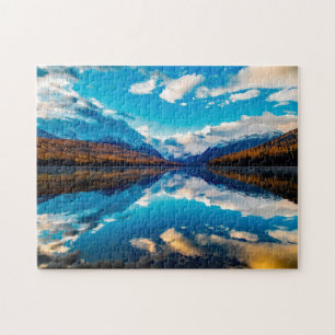 Lake McDonald Glacier Park Montana. Jigsaw Puzzle