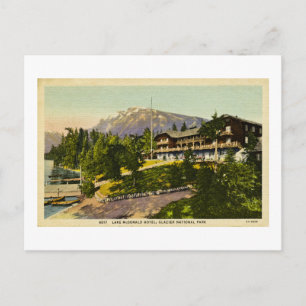 Lake McDonald Lodge Glacier National Park Postcard
