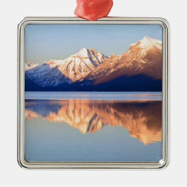 Lake Mcdonald Metal Ornament (Front)