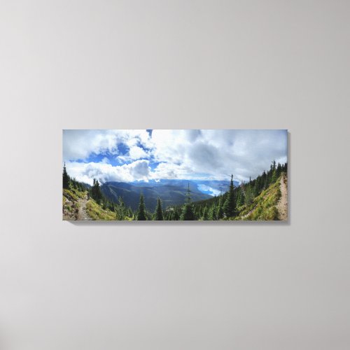 Lake McDonald Mt Brown _ Glacier National Park Canvas Print