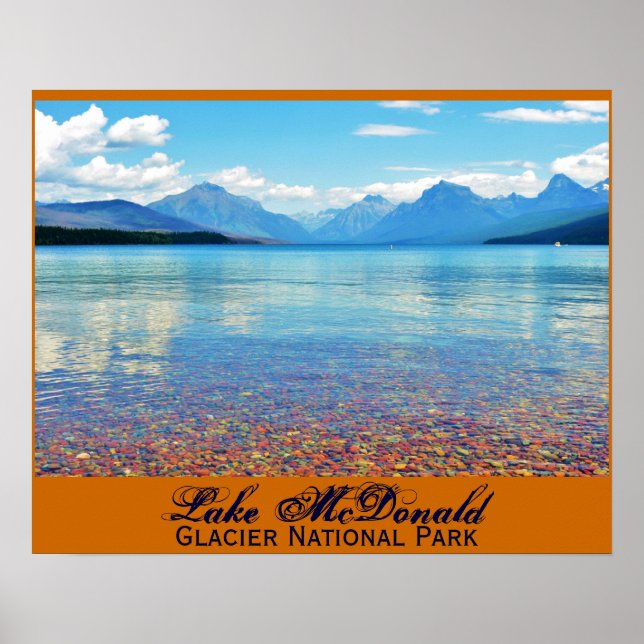 Lake McDonald Poster (Front)