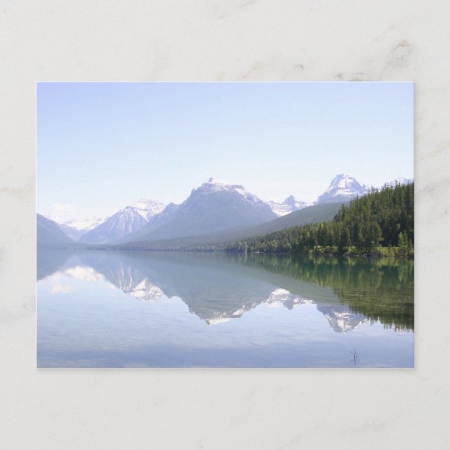 Lake McDonald Reflections Postcard (Front)