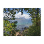Lake McDonald Through Forest Frame Postcard