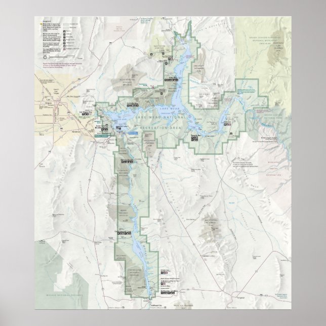 Lake Mead National Recreation Area Poster (Front)