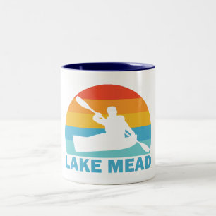 Lake Mead Nevada Arizona Kayak Two-Tone Coffee Mug