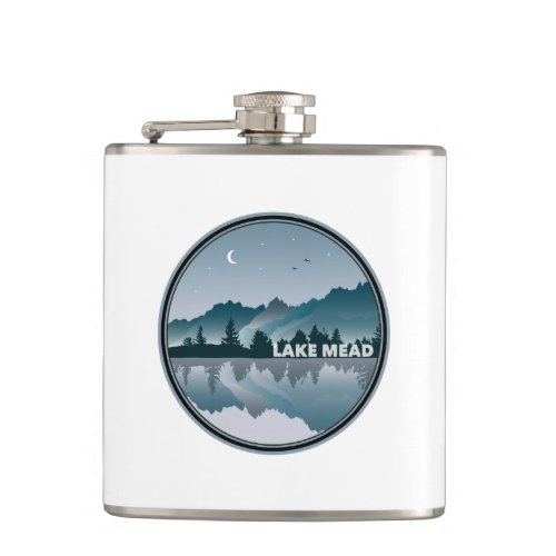 Lake Mead Nevada Arizona Reflection Flask