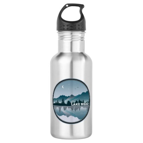 Lake Mead Nevada Arizona Reflection Stainless Steel Water Bottle