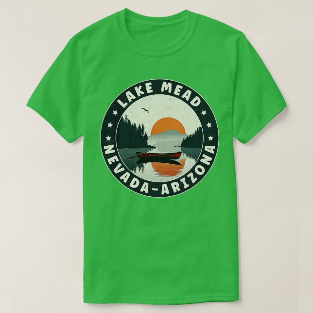 Lake Mead NevadaArizona Sunset T-Shirt (Design Front)