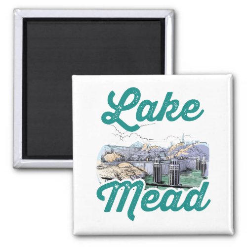 Lake Mead Souvenir Hoover Dam Magnet