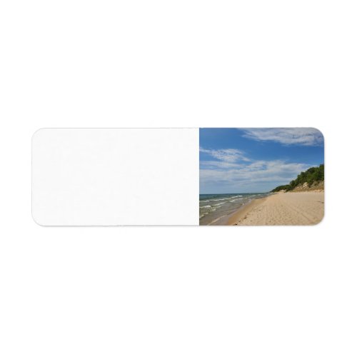 Lake Michigan beach address labels