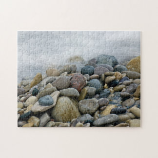 Lake Michigan Beach Stones on the Shore Jigsaw Puzzle
