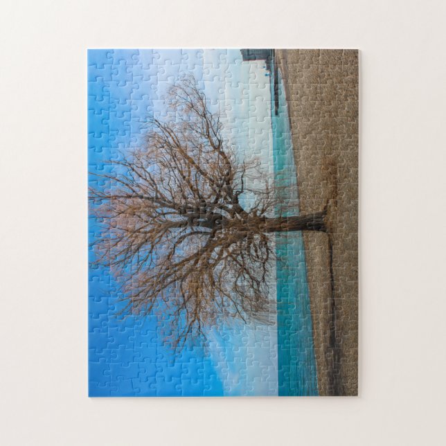 Lake Michigan Chicago Beach Puzzle (Vertical)