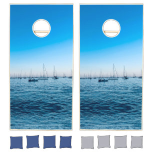 Lake Michigan Chicago  Cornhole Set
