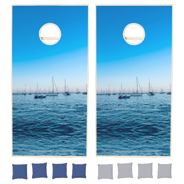 Lake Michigan Chicago  Cornhole Set (Set)