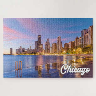 Lake Michigan, Chicago, Illinois, USA Jigsaw Puzzle