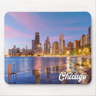 Lake Michigan, Chicago, Illinois, USA Mouse Pad