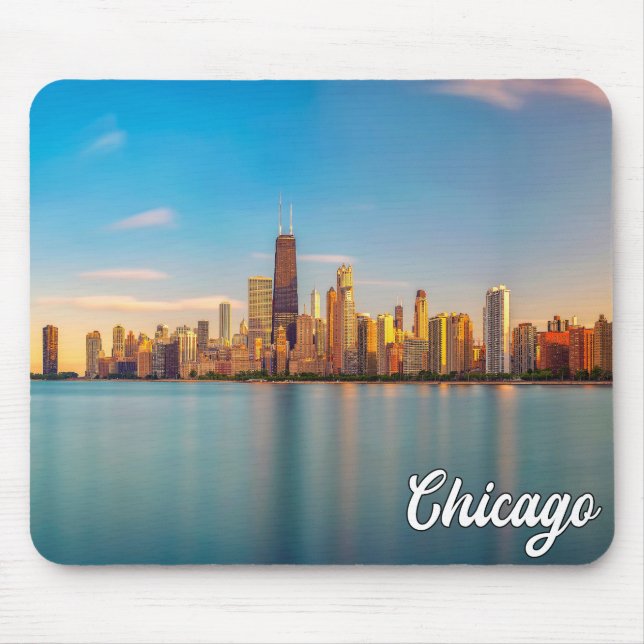 Lake Michigan, Chicago, Illinois, USA Mouse Pad (Front)