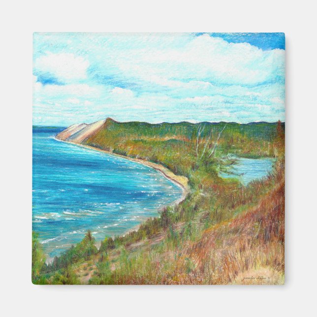Lake Michigan Dunes Magnet (Front)
