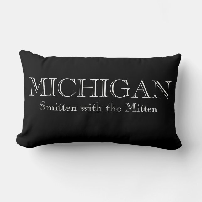 Lake  Michigan Great Lakes  Lumbar Pillow (Front)