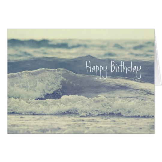 Lake Michigan Great Lakes Tidal Wave Card